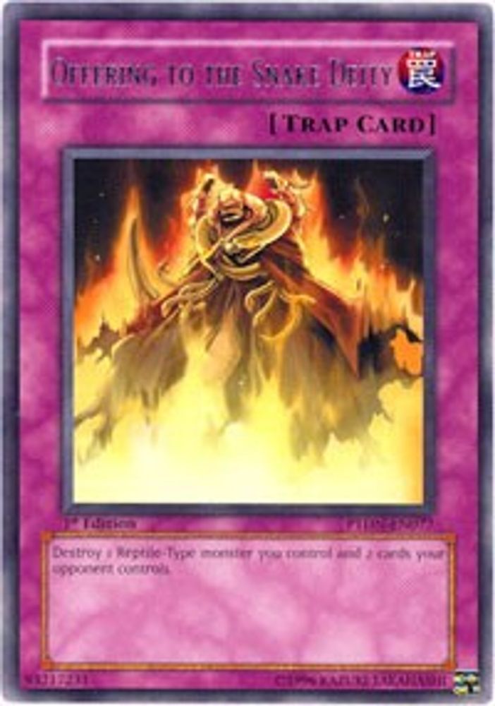 Offering to the Snake Deity (PTDN-EN077) - Rare