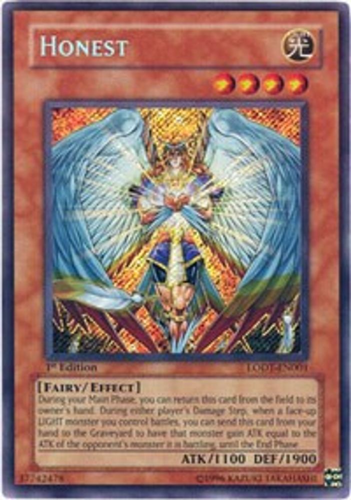 Honnête [LODT-EN001] Secret Rare 