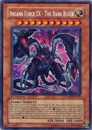Arcana Force EX - The Dark Ruler (LODT-EN017) - Light of Destruction Unlimited