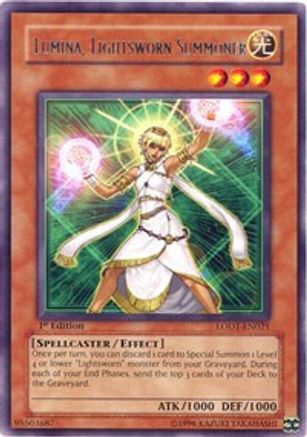 Lumina, Lightsworn Summoner [LODT-EN021] Rare