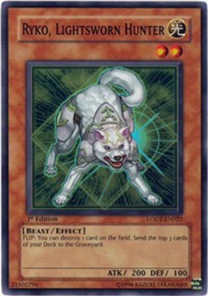 Ryko, Lightsworn Hunter (LODT-EN022) - Super Rare