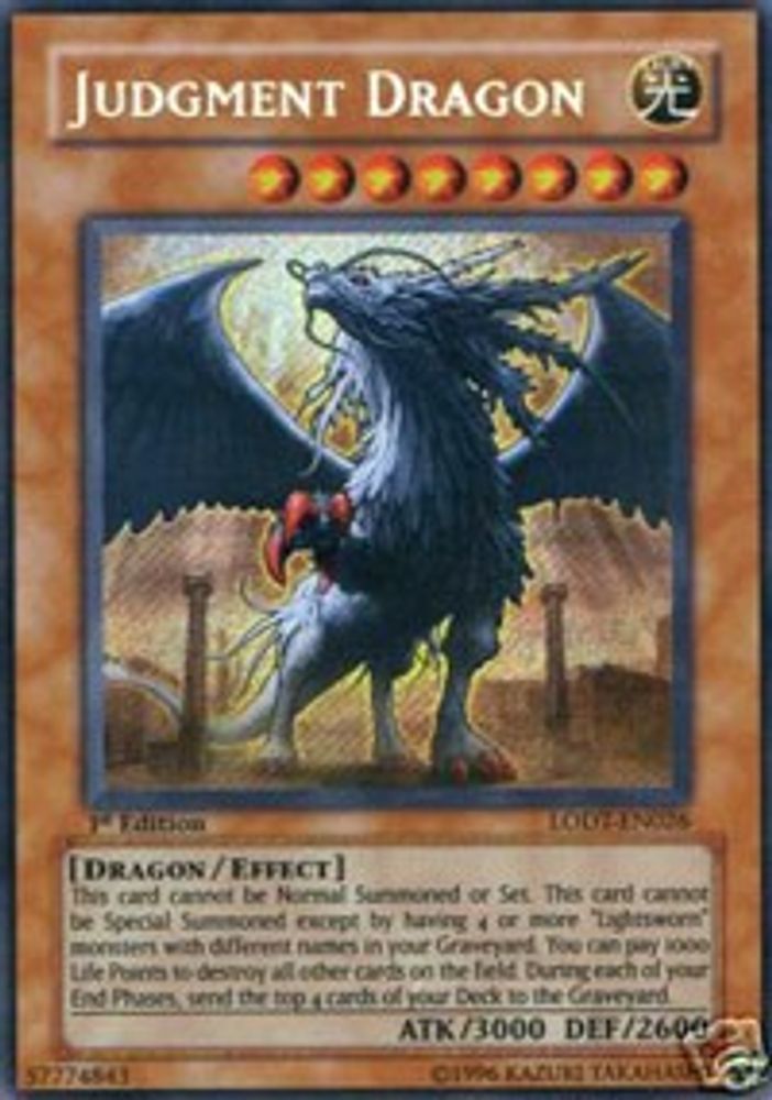 Judgment Dragon (LODT-EN026) - Secret Rare
