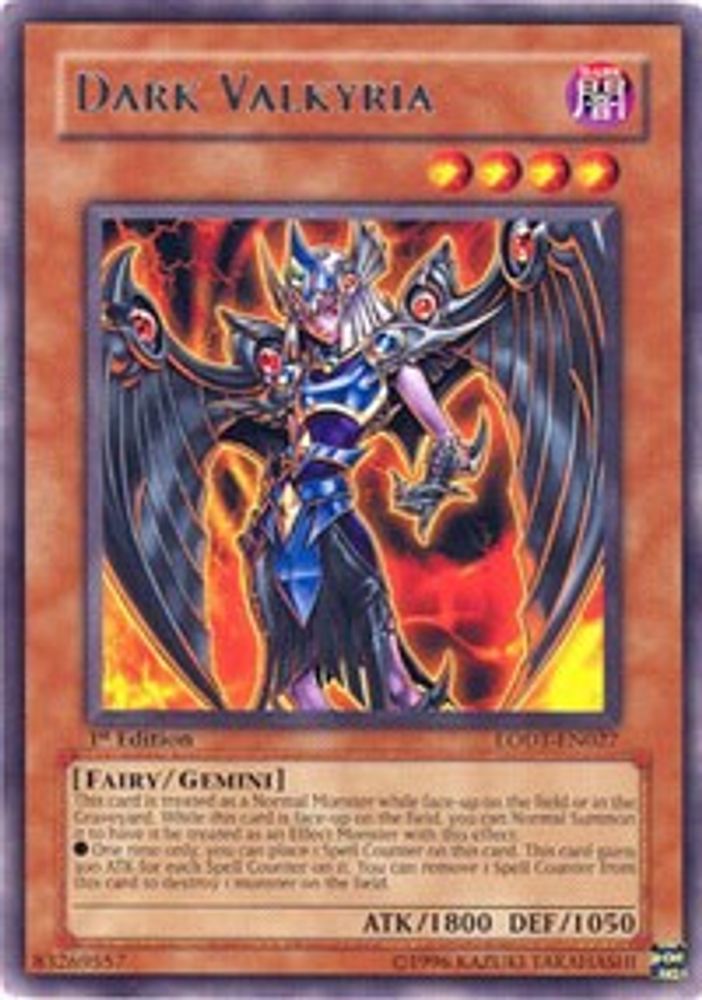 Valkyria Sombre [LODT-EN027] Rare 