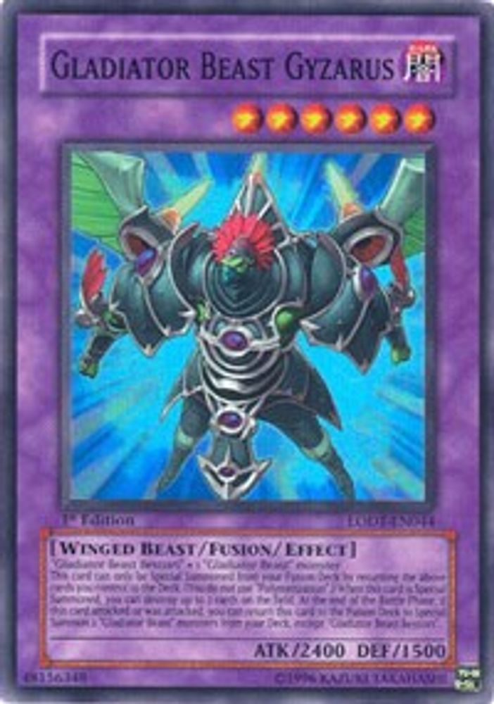 Gladiator Beast Gyzarus (LODT-EN044) - Super Rare