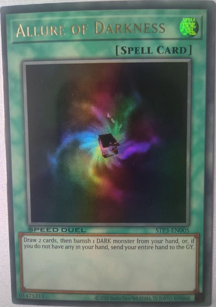 Allure of Darkness (STP3-EN005) - Ultra Rare