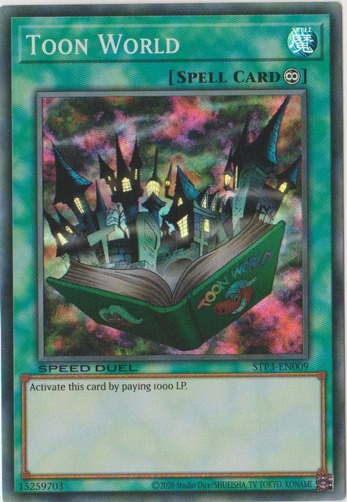 Toon World (STP3-EN009) - Super Rare