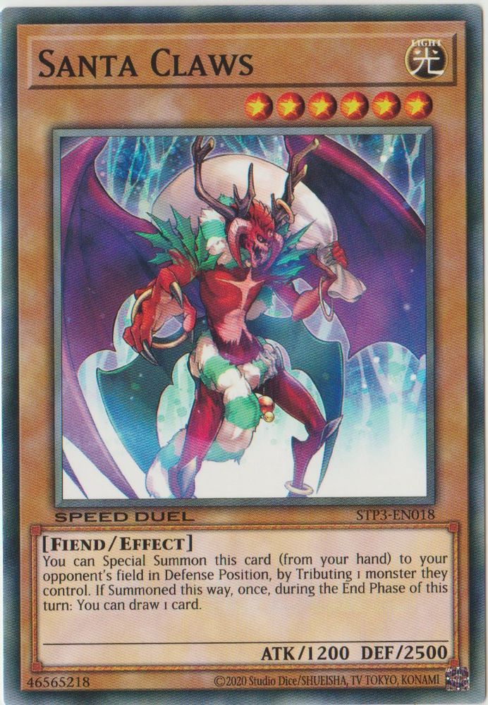 Santa Claws (STP3-EN018) - Common