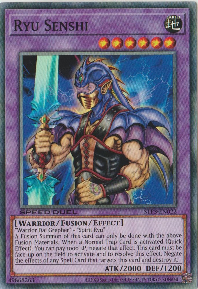Ryu Senshi (STP3-EN022) - Common