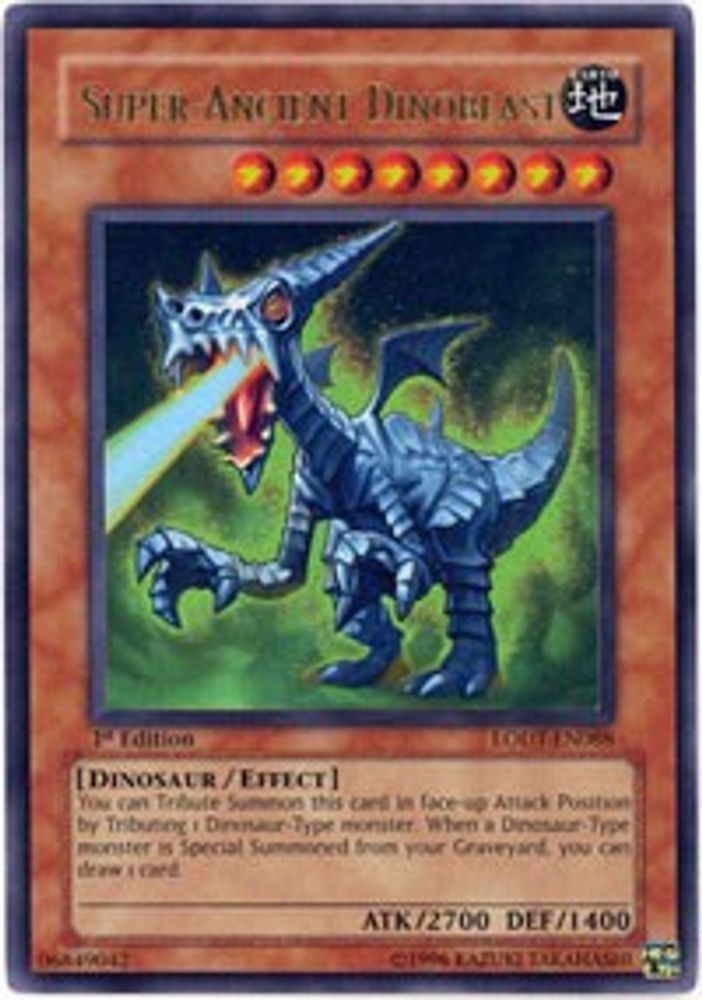 Super-Ancient Dinobeast (LODT-EN088) - Ultra Rare