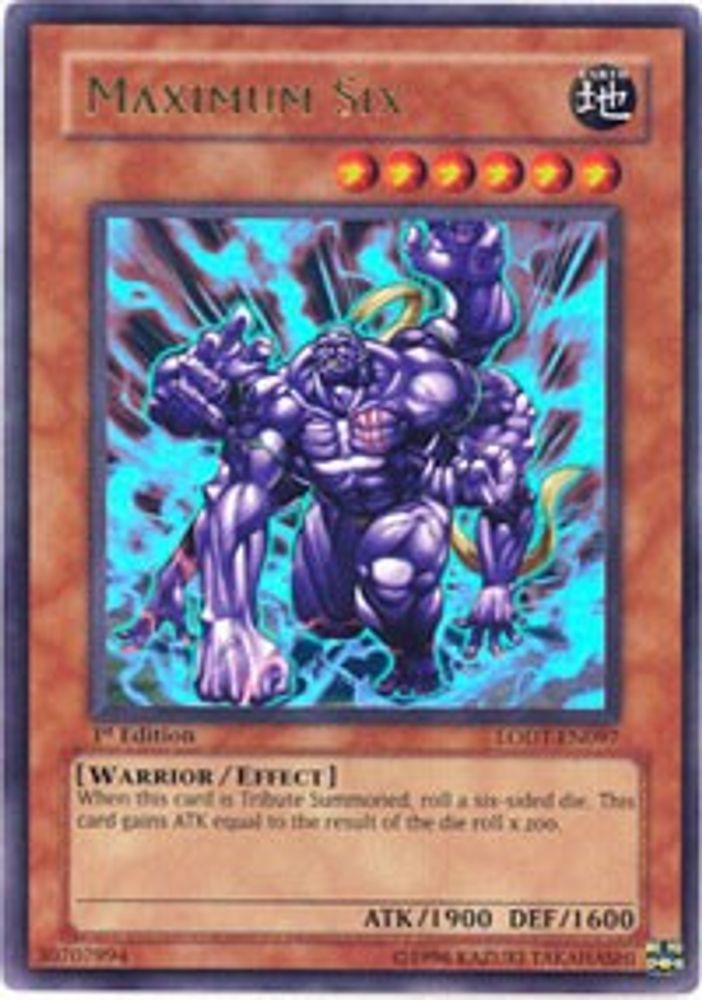 Maximum Six [LODT-EN097] Ultra Rare 