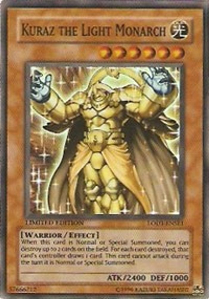 Kuraz le monarque léger [LODT-ENSE1] Super Rare 
