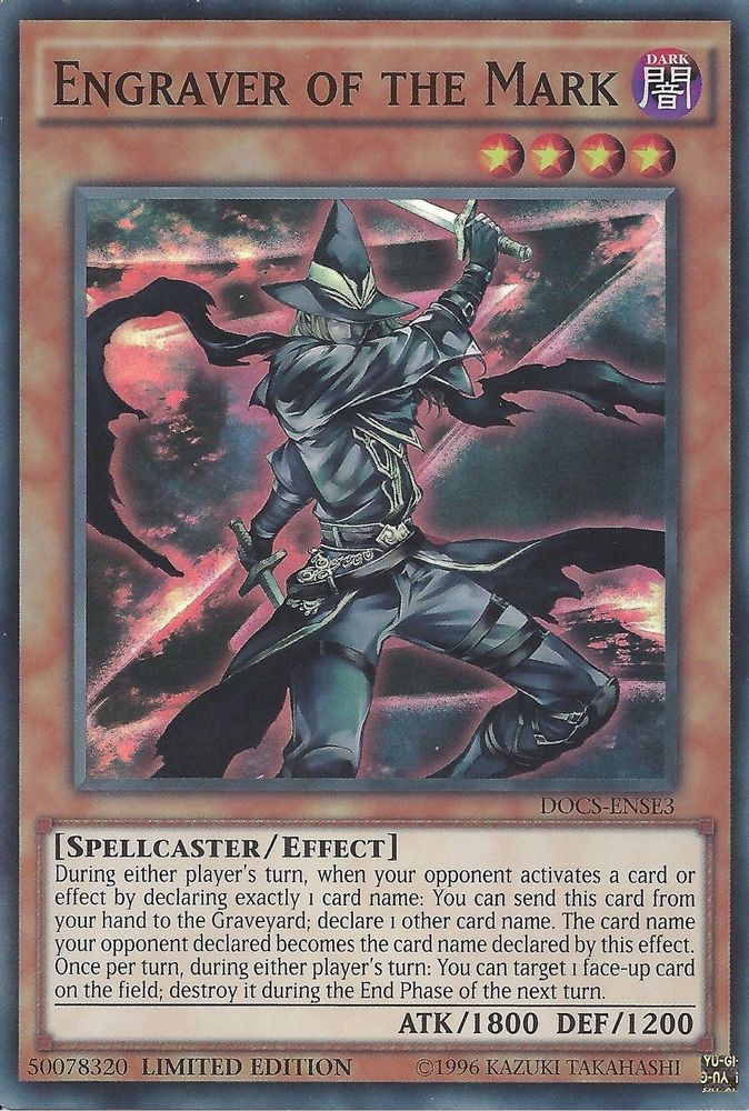 Engraver of the Mark (DOCS-ENSE3) - Super Rare