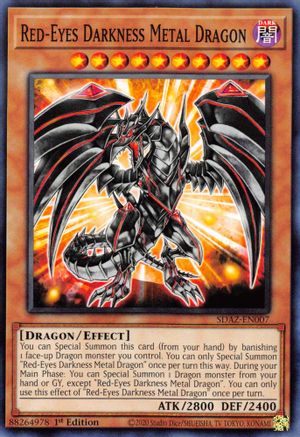 Red-Eyes Darkness Metal Dragon [SDAZ-EN007] Common