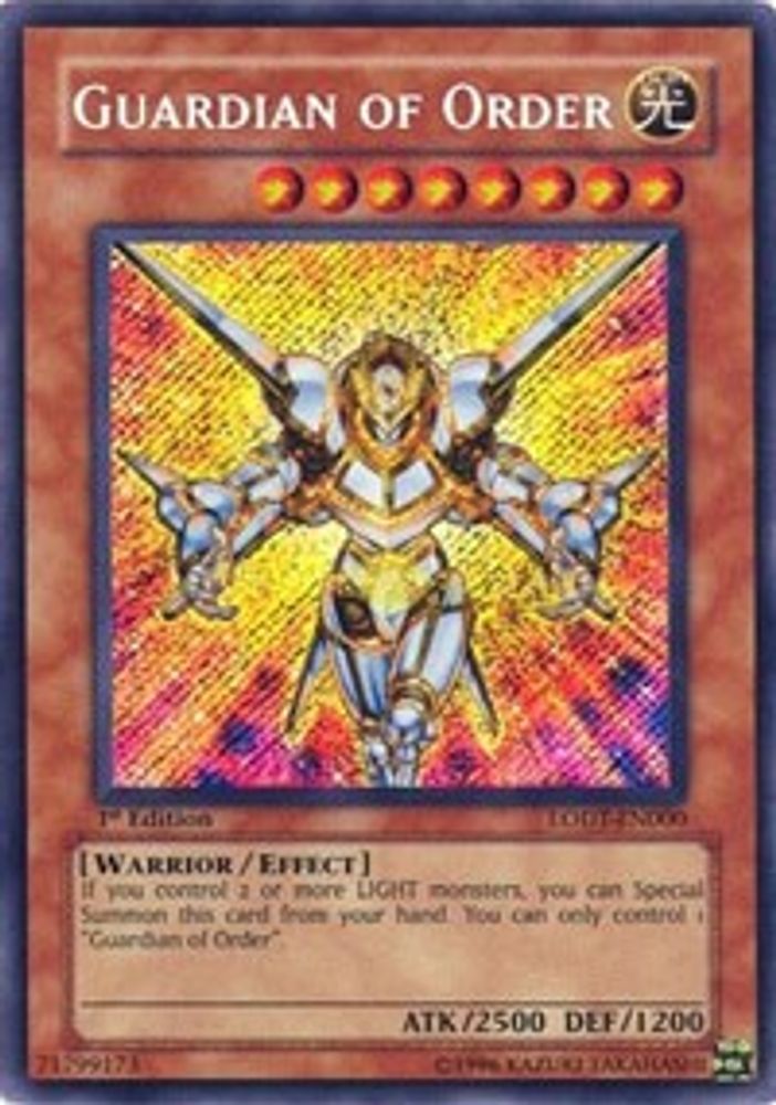 Guardian of Order (LODT-EN000) - Secret Rare