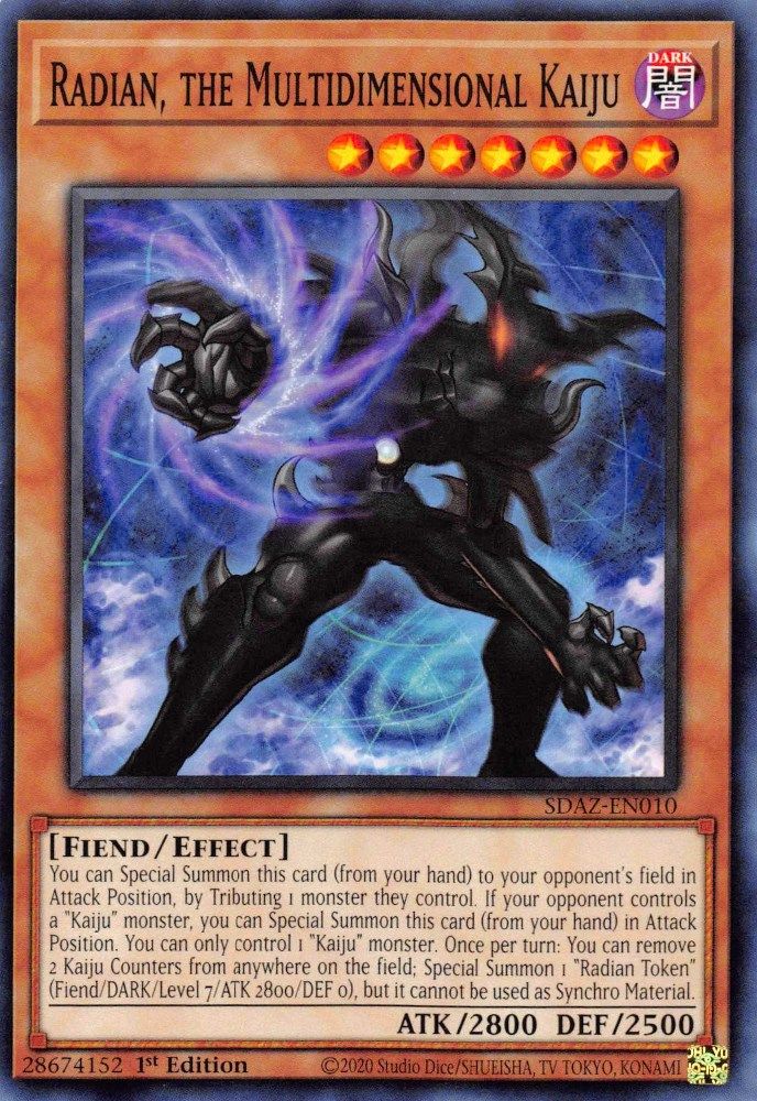 Radian, the Multidimensional Kaiju (SDAZ-EN010) - Common