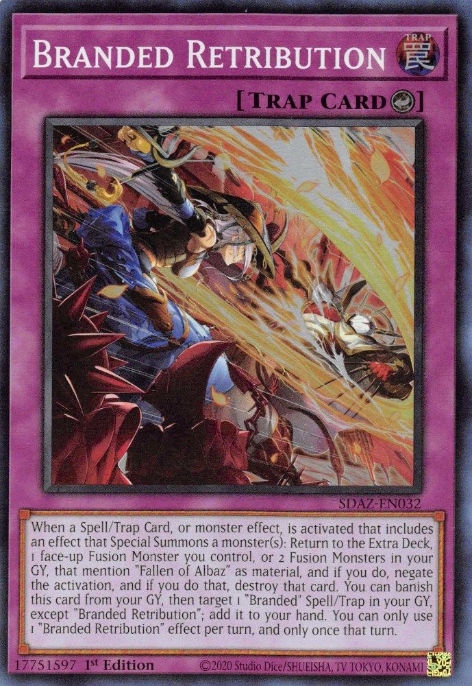 Branded Retribution (SDAZ-EN032) - Super Rare