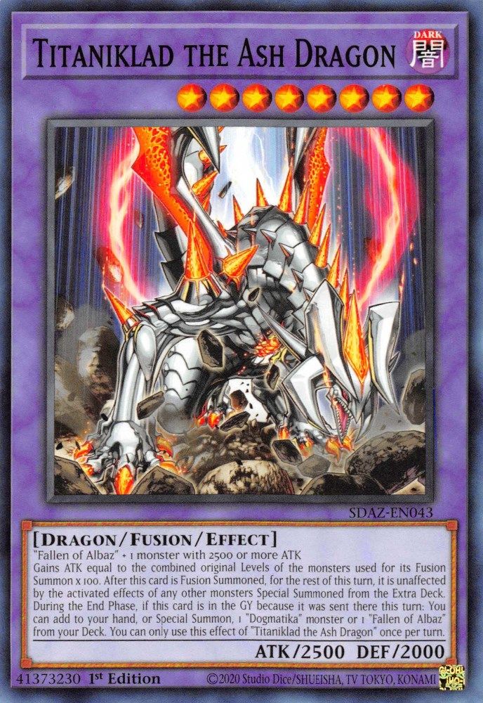 Titaniklad the Ash Dragon (SDAZ-EN043) - Common