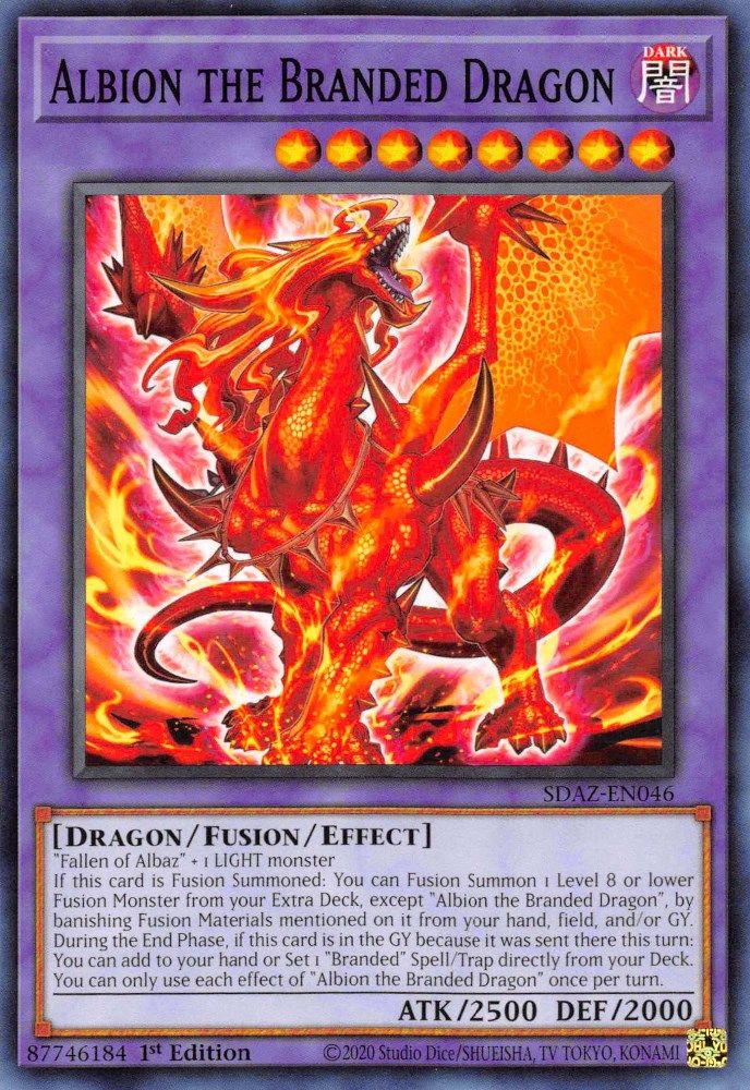 Albion the Branded Dragon (SDAZ-EN046) - Common