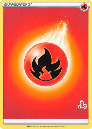 Fire Energy (#6 Cinderace Stamped)  - Promo