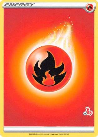Fire Energy (#8 Cinderace Stamped)  - Promo