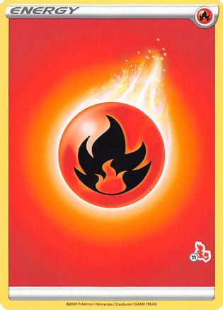 Fire Energy (#11 Cinderace Stamped)  - Promo