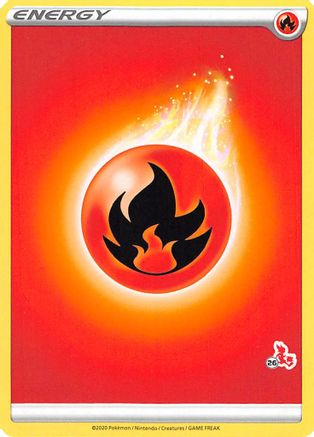 Fire Energy (#26 Cinderace Stamped)  - Promo
