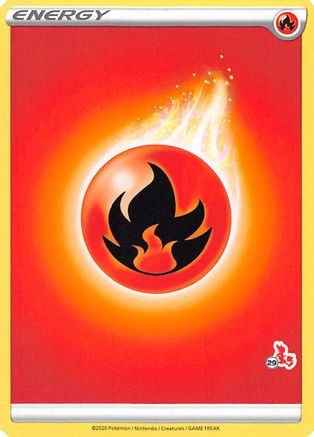 Fire Energy (#29 Cinderace Stamped)  - Promo