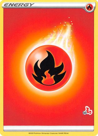Fire Energy (#32 Cinderace Stamped)  - Promo