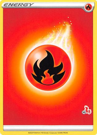 Fire Energy (#35 Cinderace Stamped)  - Promo