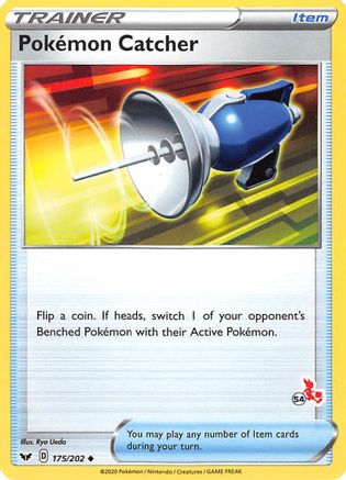 Pokemon Catcher - 175/202 (#54 Cinderace Stamped)/202  - Promo