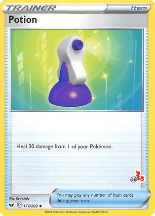 Potion - 177/202 (#42 Cinderace Stamped)/202  - Promo