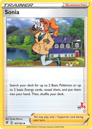 Sonia - 167/192 (#45 Cinderace Stamped)/192  - Promo