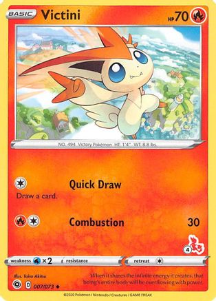 Victini (#4 Cinderace Stamped) 007/073  - Promo