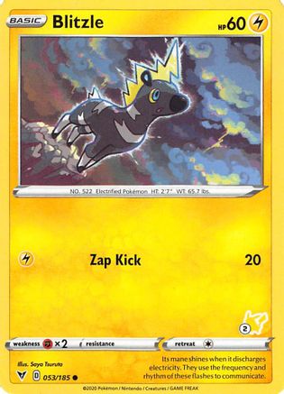 Blitzle (053/185) (Timbre Pikachu #2) [Battle Academy 2022] 
