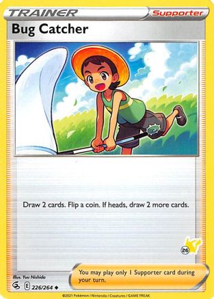 Bug Catcher - 226/264 (#26 Pikachu Stamped)/264  - Promo