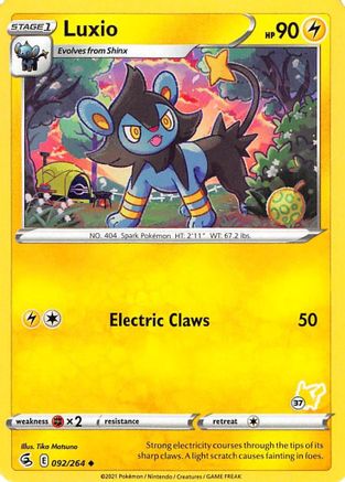 Luxio (092/264) (Timbre Pikachu #37) [Battle Academy 2022] 