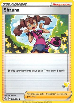 Shauna - 240/264 (#24 Pikachu Stamped)/264  - Promo