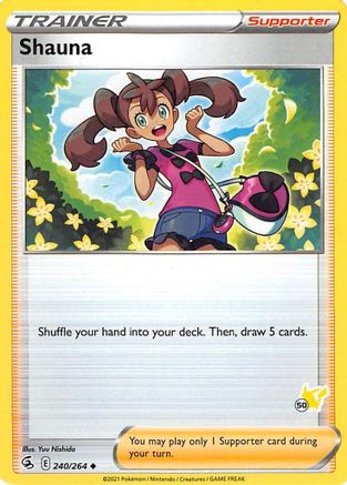 Shauna - 240/264 (#50 Pikachu Stamped)/264  - Promo