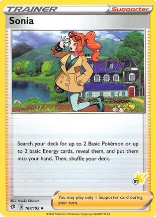 Sonia - 167/192 (#51 Pikachu Stamped)/192  - Promo