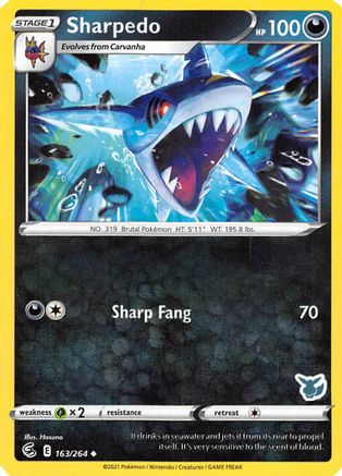 Sharpedo (Eevee Stamped) 163/264  - Promo