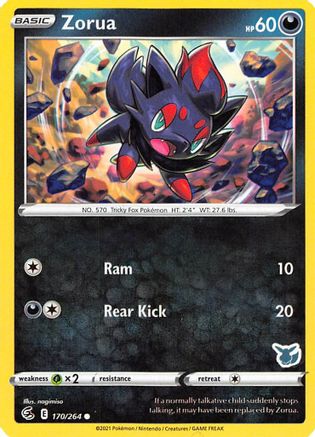 Zorua (Eevee Stamped) 170/264  - Promo