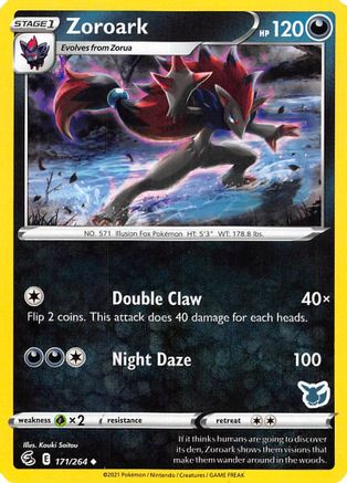 Zoroark - 171/264 (Eevee Stamped)/264  - Promo