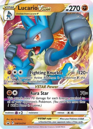 Lucario VSTAR SWSH214  - Holofoil - Promo