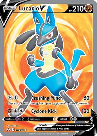 Lucario V SWSH213  - Holofoil - Promo