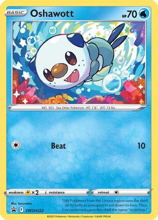 Oshawott SWSH222  - Holofoil - Promo