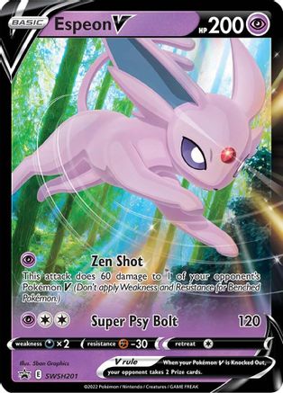 Espeon V SWSH201  - Holofoil - Promo