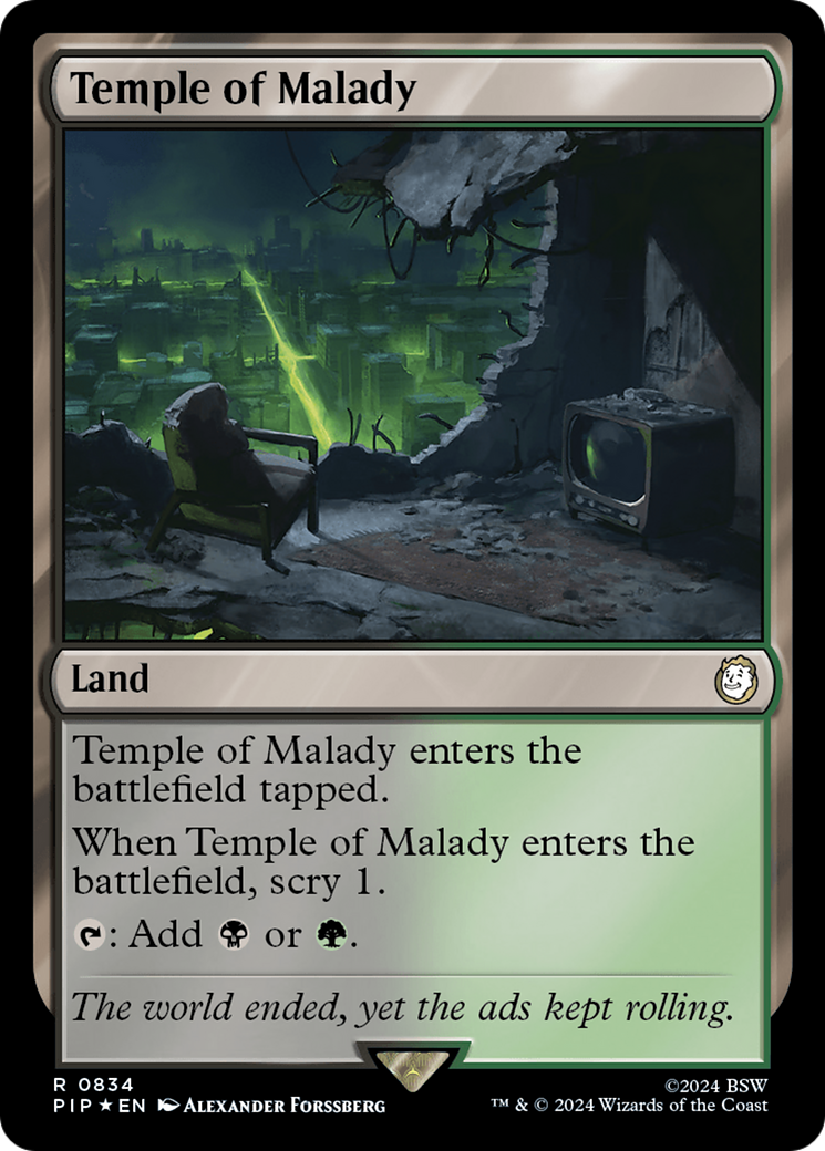 Temple de la Maladie (Surge Foil) [Fallout] 