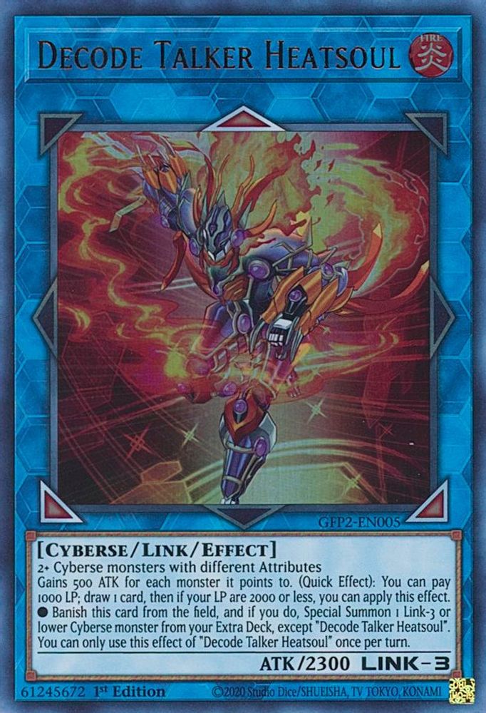 Décoder Talker Heatsoul [GFP2-EN005] Ultra Rare 