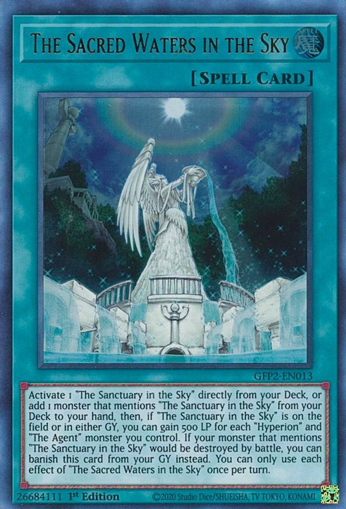 The Sacred Waters in the Sky (GFP2-EN013) - Ultra Rare