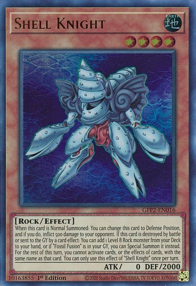 Shell Knight (GFP2-EN016) - Ultra Rare